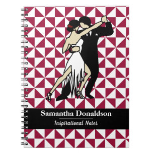 Caderno Espiral Tango Dancers