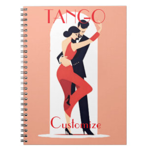 Caderno Espiral Tango Dancers Thunder_Cove