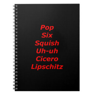 Caderno Espiral Tango do bloco celular