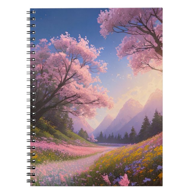 Caderno Espiral Tapeçaria da Natureza (Frente)