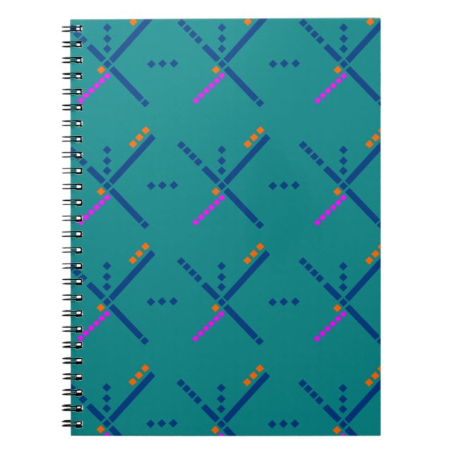 Caderno Espiral Tapete do aeroporto de PDX Portland (Frente)