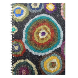 Caderno Espiral Tapete que engancha o Diário