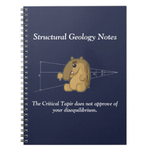 Caderno Espiral Tapir Crítico - Geologia Estrutural
