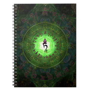 Caderno Espiral Tara verde - proteção dos perigos e do sofrimento