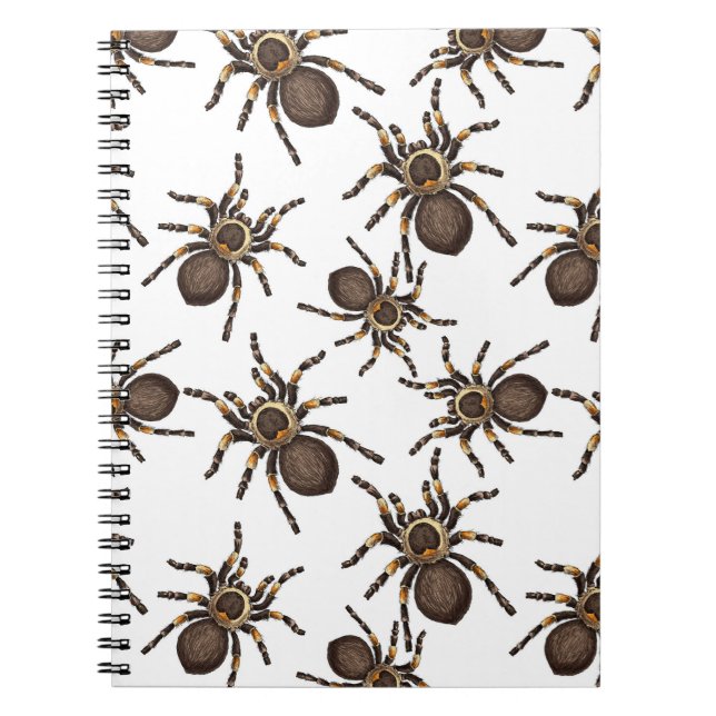 Caderno Espiral Tarantula em branco (Frente)