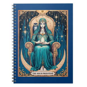 Caderno Espiral Tarot Card, o Alto Sacerdote 2