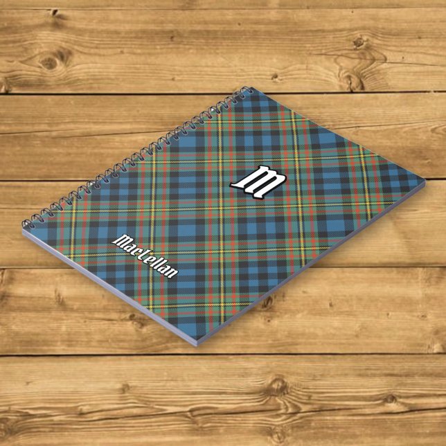 Caderno Espiral Tartan Antigo do Clã MacLellan (Criador carregado)