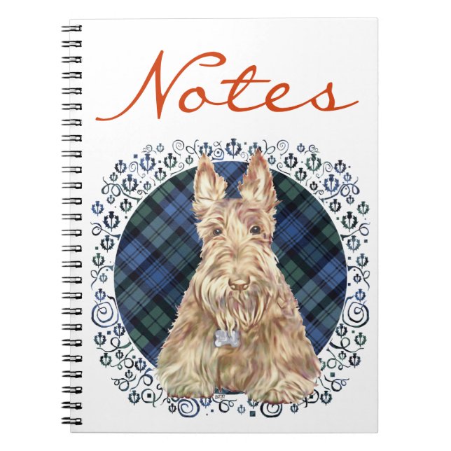Caderno Espiral Tartan Black Watch (Frente)