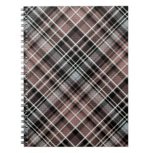 Caderno Espiral Tartan Clássico da Xadrez