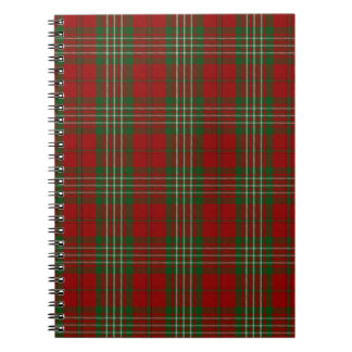 Caderno Espiral Tartan da família do clã de Scott