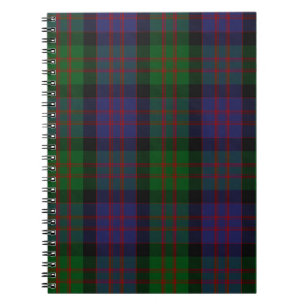 Caderno Espiral Tartan do clã de MacDonald