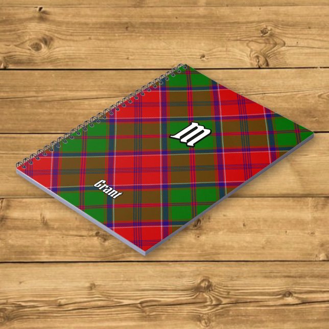 Caderno Espiral Tartan do Clã Grant (Criador carregado)
