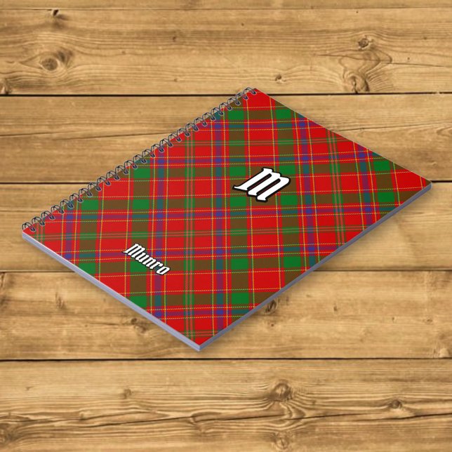 Caderno Espiral Tartan do Clã Munro (Criador carregado)