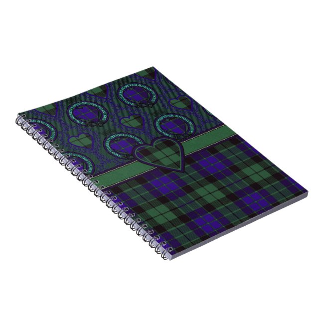Caderno Espiral Tartan do Scottish de Mackay (Lado Direito)