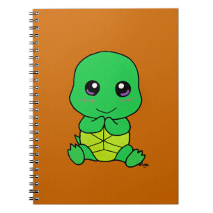 Caderno Espiral Tartaruga do bebê
