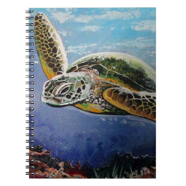 Caderno Espiral Tartaruga marinha (Frente)