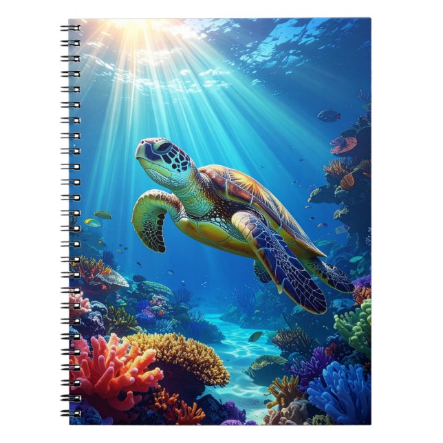 Caderno Espiral Tartaruga Marinha (Frente)