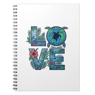 Caderno Espiral Tartaruga Marinha Terra Tropical