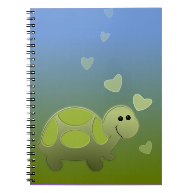 Caderno Espiral Tartaruga pequena (Frente)
