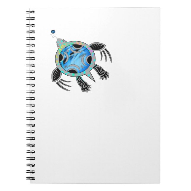 Caderno Espiral Tartaruga Pintada (Frente)