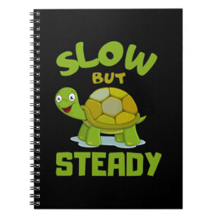 Caderno Espiral tartaruga tartaruga, lenta mas firme