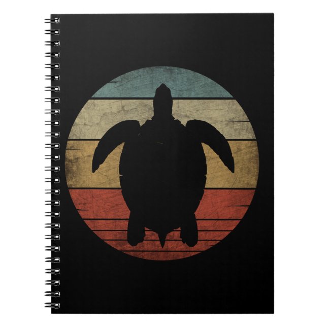 CADERNO ESPIRAL TARTARUGA VINTAGE  (Frente)