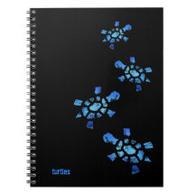 Tartarugas da água azul