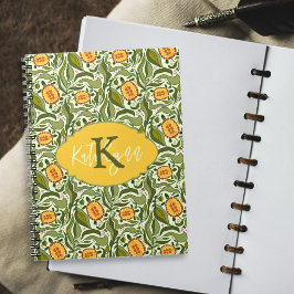 Caderno Espiral Tartarugas Ilustradas Inspiradas na Natureza Verde