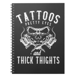 Caderno Espiral Tattoos Lover Tatuador Incluso