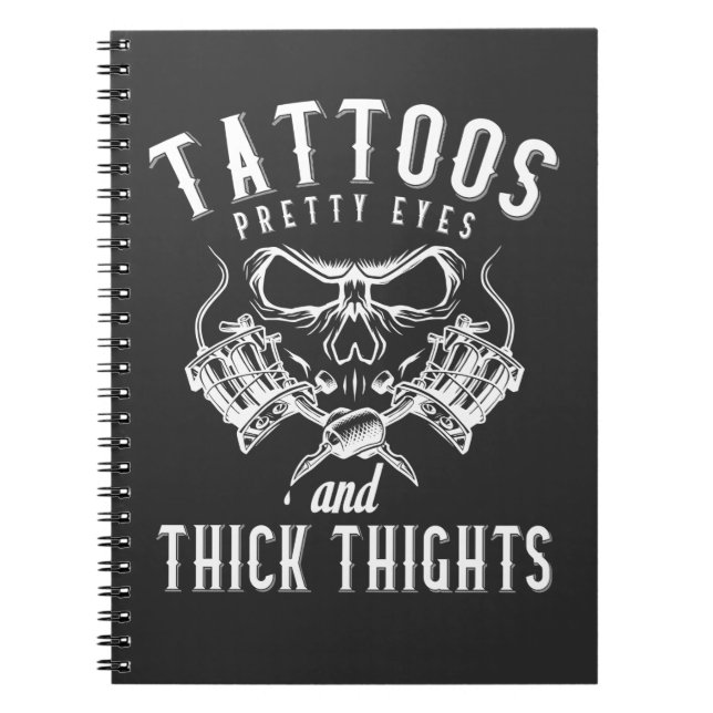 Caderno Espiral Tattoos Lover Tatuador Incluso (Frente)