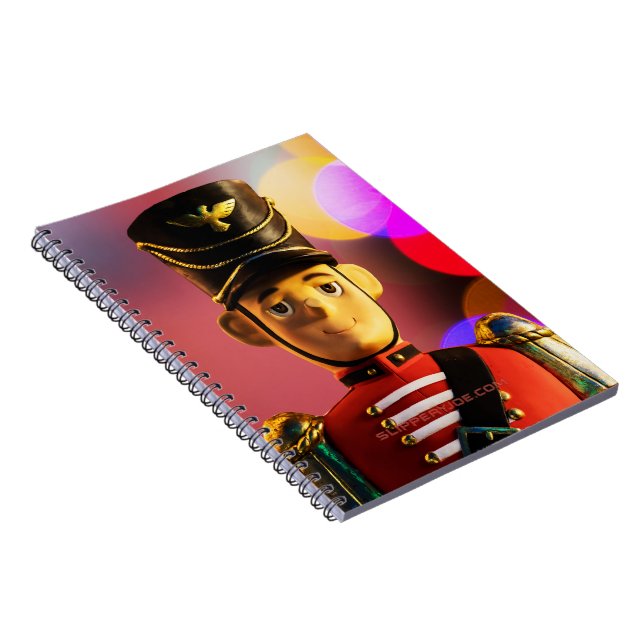 Caderno Espiral Tatuador de Natal figurino SlipperyJoe gay pri (Lado Direito)