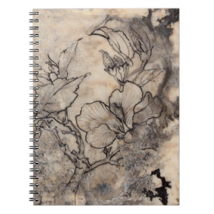 Caderno Espiral Tatuagem Floral I