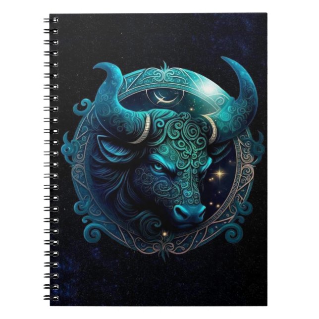 Caderno Espiral Taurus Zodiac Spiral Notebook (Frente)