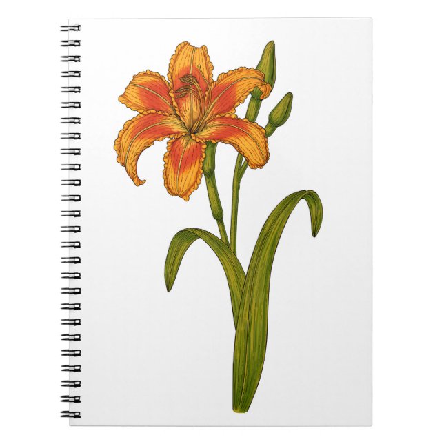 Caderno Espiral Tawny Daylily (Frente)