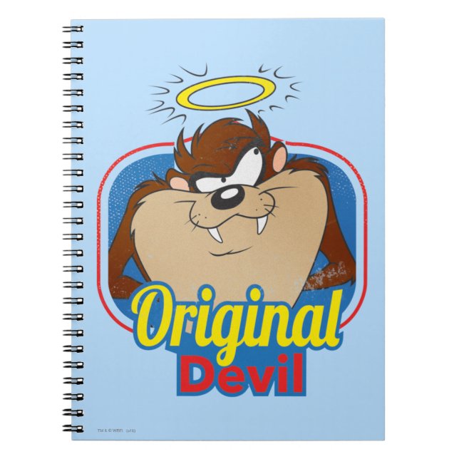 Caderno Espiral TAZ™ Diabo Original (Frente)