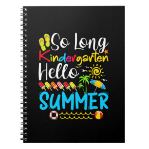Caderno Espiral Tchau Jardim de Infância Série Olá Verão