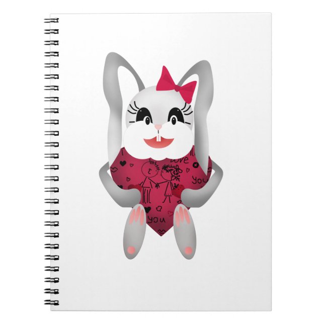 Caderno Espiral Te amo (Frente)