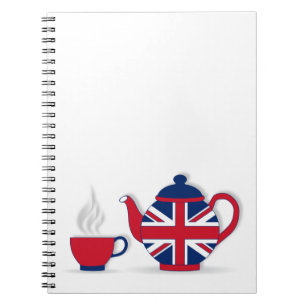 Caderno Espiral Tea Party