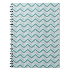 Caderno Espiral Teal e Pérolas ZigZag