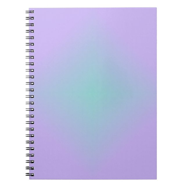 Caderno Espiral Teal Lavender Glow (Frente)