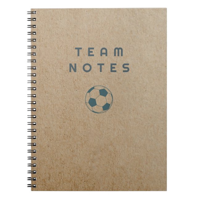 Caderno Espiral Team Notes - Football (Frente)