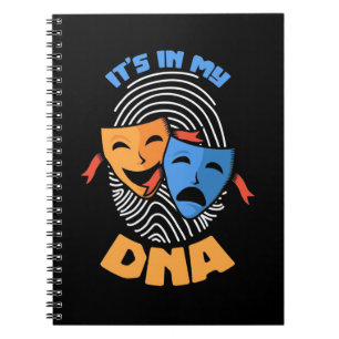 Caderno Espiral Teatro Está No Meu Dna