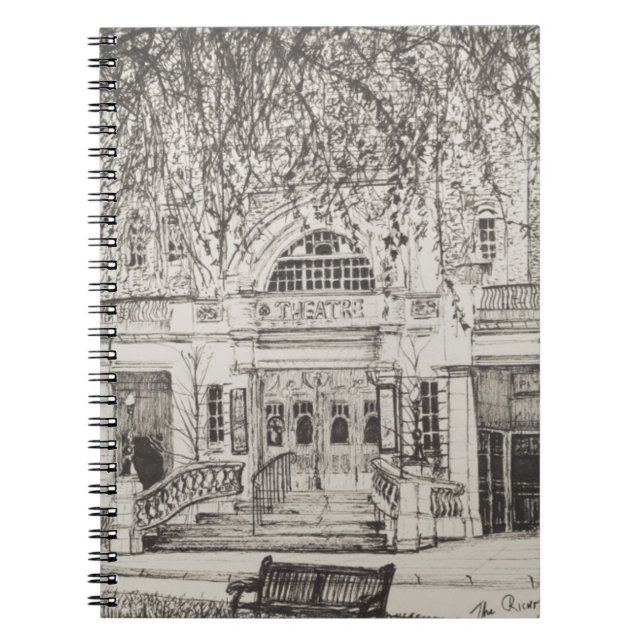 Caderno Espiral Teatro Londres Reino Unido de Richmond. 2004 (Frente)