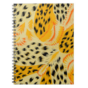 Caderno Espiral tecido abstrato de mistura de textura de pele de a
