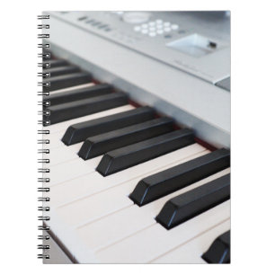 Caderno Espiral Teclado para piano digital