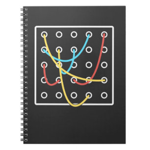 Caderno Espiral Teclado Vintage do Synthesizer modular analógico