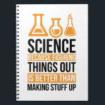 Caderno Espiral Técnico de laboratório do Science Lab Scientist<br><div class="desc">Ciência Porque Descobrir As Coisas É Sempre Melhor Que Coisas De Fazer.</div>