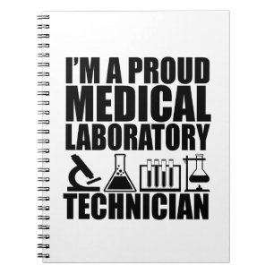 Caderno Espiral Técnico de laboratório médico técnico de laboratór