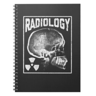 Caderno Espiral Tecnologia Radiológica do Skull Xray Tecnólogo
