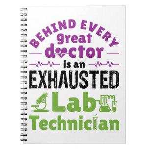 Caderno Espiral Tecnólogo Médico do Laboratório Esgotado